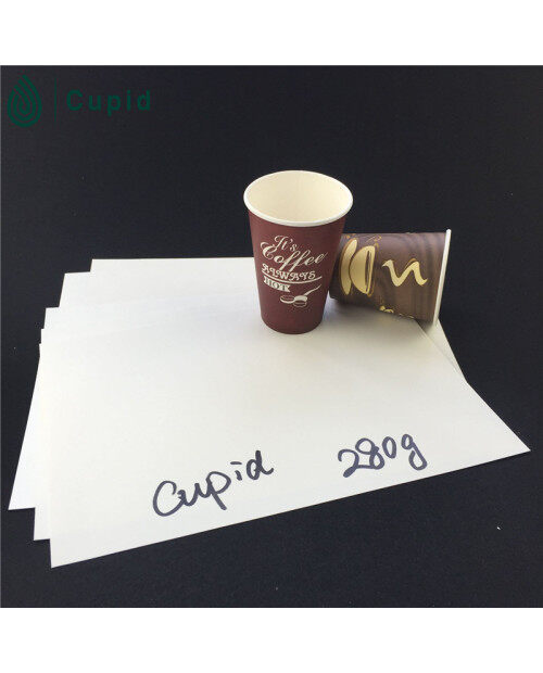 280 gsm pe coated paper cup in sheet